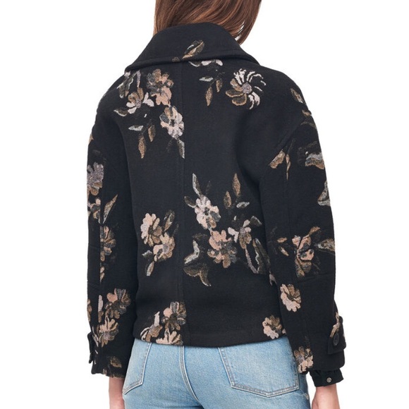 Rebecca Taylor floral jacquard car coat - Picture 11 of 11